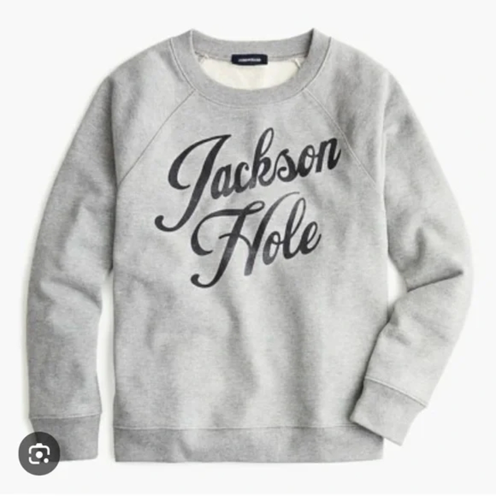 Gray Women's Crew Neck Sweater - Picture 4 of 9